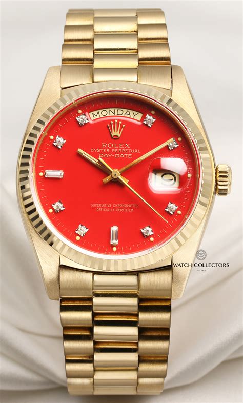 gold rolex red face|rolex everose gold watch.